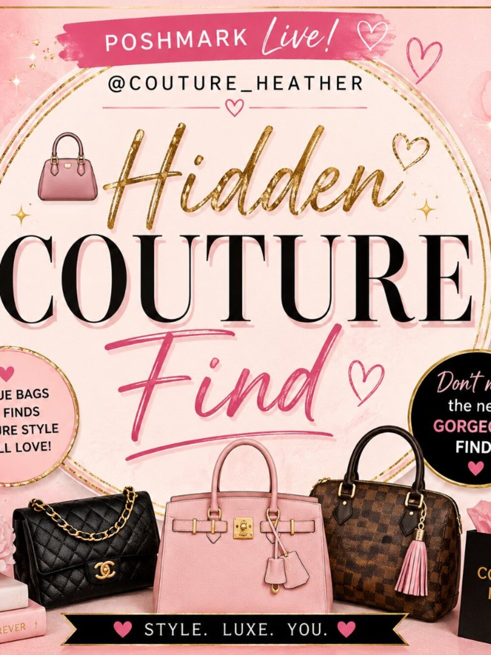 Unlisted bags - NEXT SHOW 07/21 @ 2:30pm EST - Picture 1 of 1
